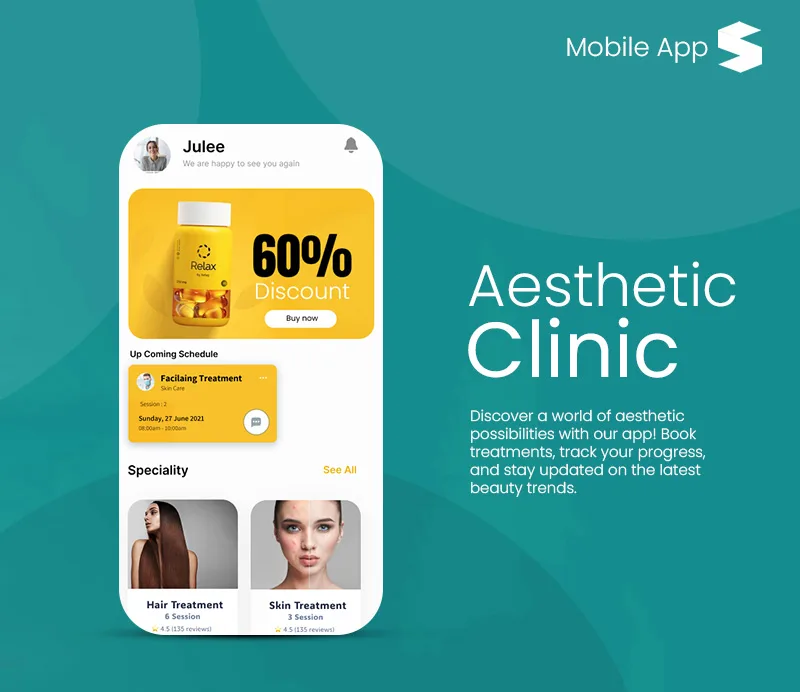 Clinic Management mobile app Clinic Management mobile app screens