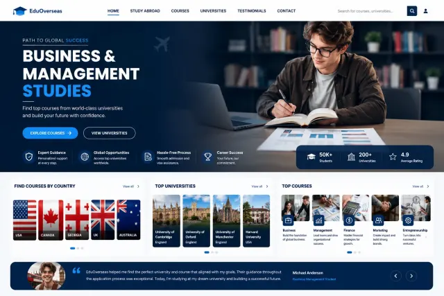 Impact Portship website homepage screenshot