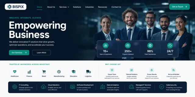 Gulf Edges website homepage screenshot
