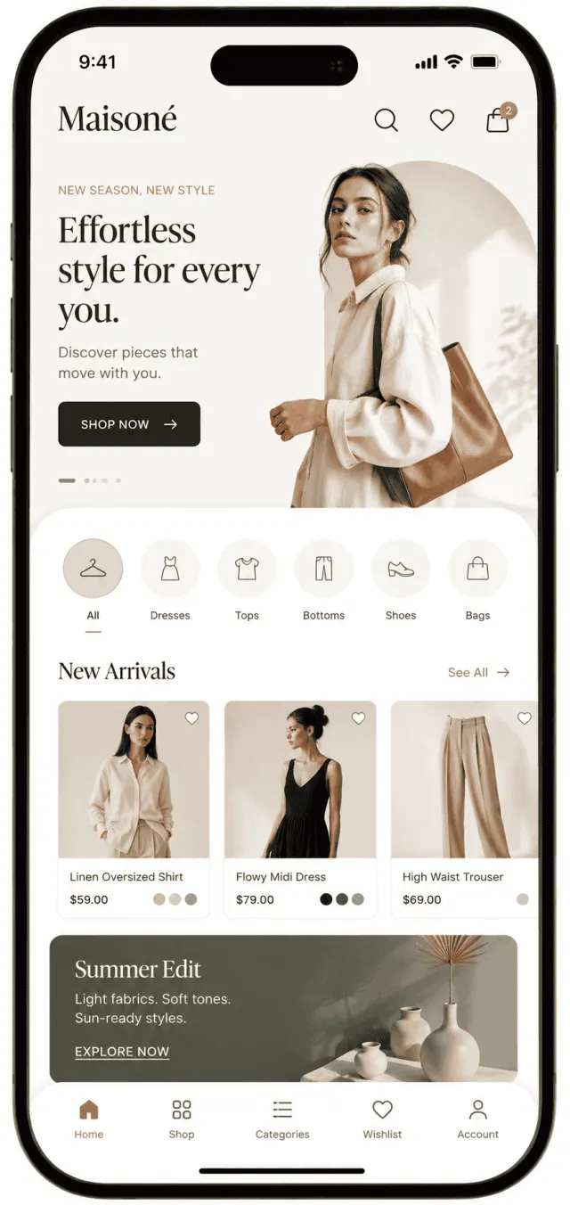 Electronics Shop mobile app design by Smartflix