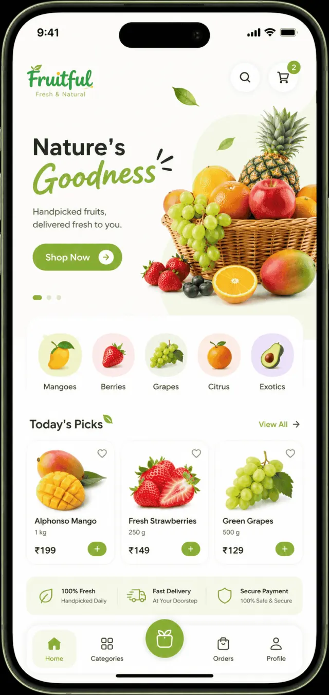 Electronics Shop mobile app design by Smartflix