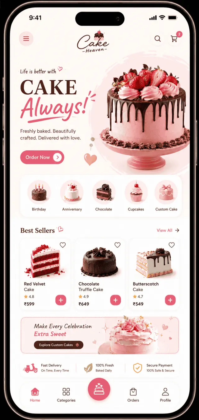 Furniture Shop mobile app design by Smartflix