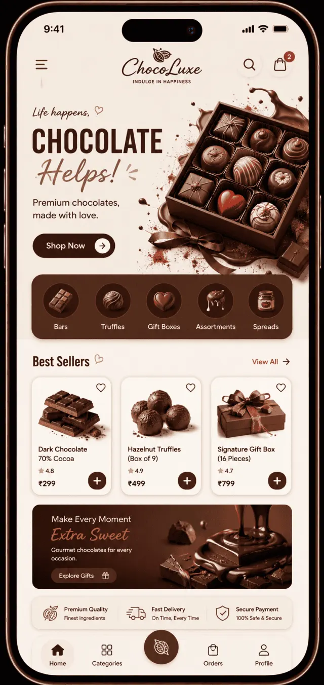 Book Shop mobile app design by Smartflix