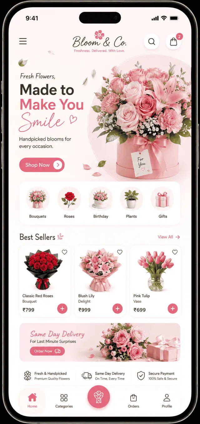 Toy Shop mobile app design by Smartflix