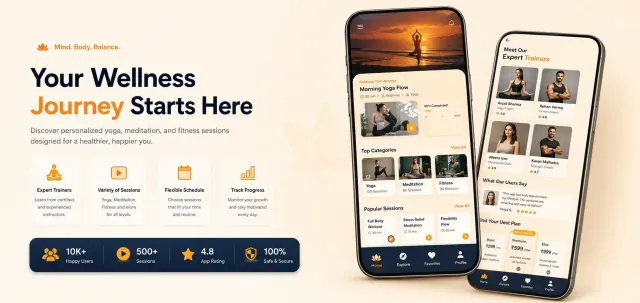 Vedic Yoga website homepage screenshot